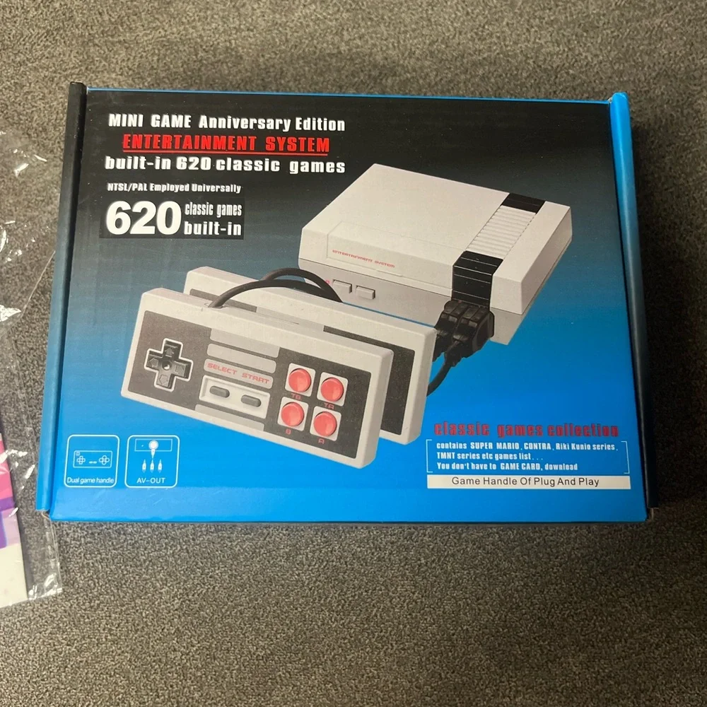 Traded* New! Mini Game Anniversary Edition Entertainment System 620 classic game